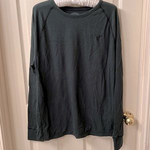 American Eagle Long Sleeve Shirt - Size Medium (forest green)